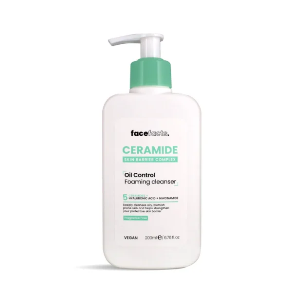Face Facts Ceramide Oil Control Foaming Cleanser - 200ml