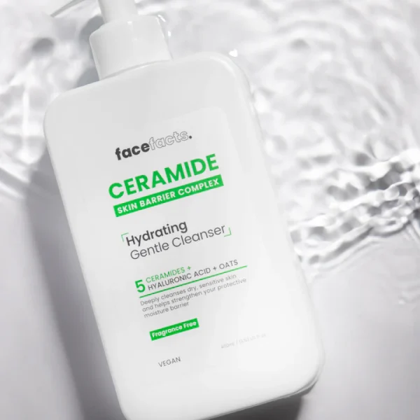 Face Facts Ceramide Hydrating Gentle Cleanser 400ml - Image 2