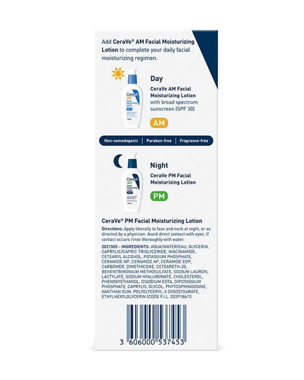 CeraVe PM Facial Moisturizing Lotion - Image 2