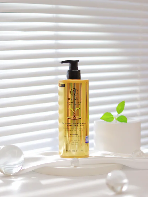 Niu Skin Oudwood Upgraded  Body Lotion, with Alpha Arbutin, Niacinamide and Vitamin C