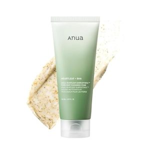 ANUA Heartleaf Quercetinol Pore Deep Cleansing Foam, Facial Cleanser,  (150ml/5.07 fl.oz.)